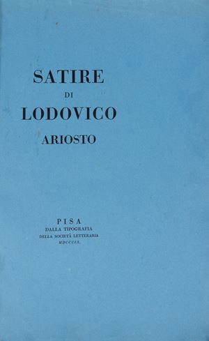 Satire di Lodovico Ariosto