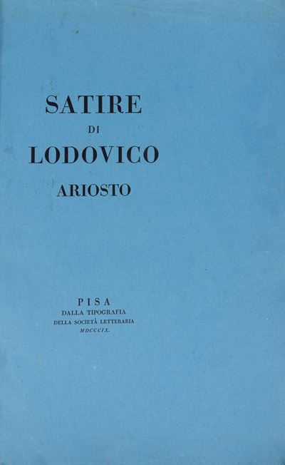 Satire (edizione 1809)