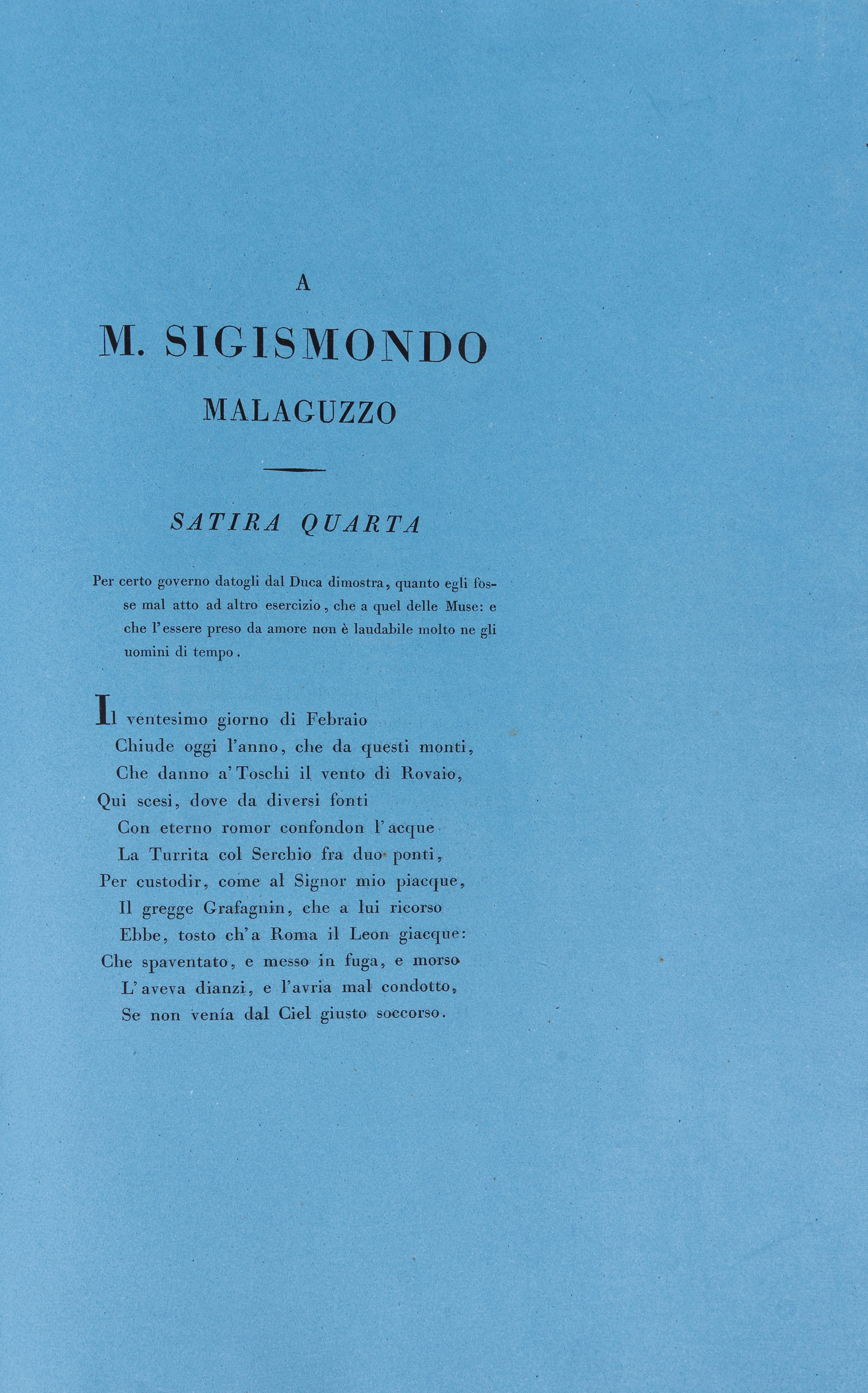 Ludovico Ariosto - Satire (edizione 1809)