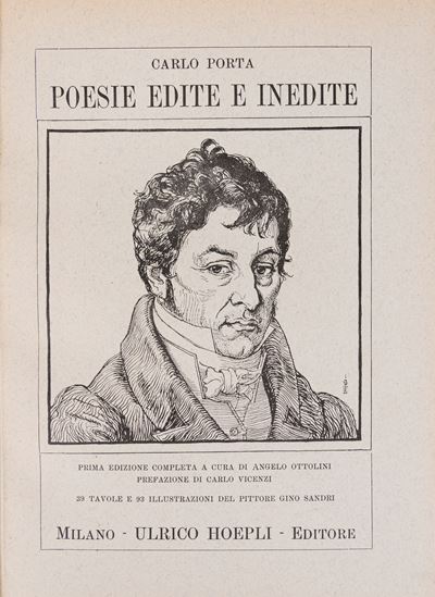 Poesie edite ed inedite, prima edizione completa del 1929 con illustrazioni di Gino Sandri