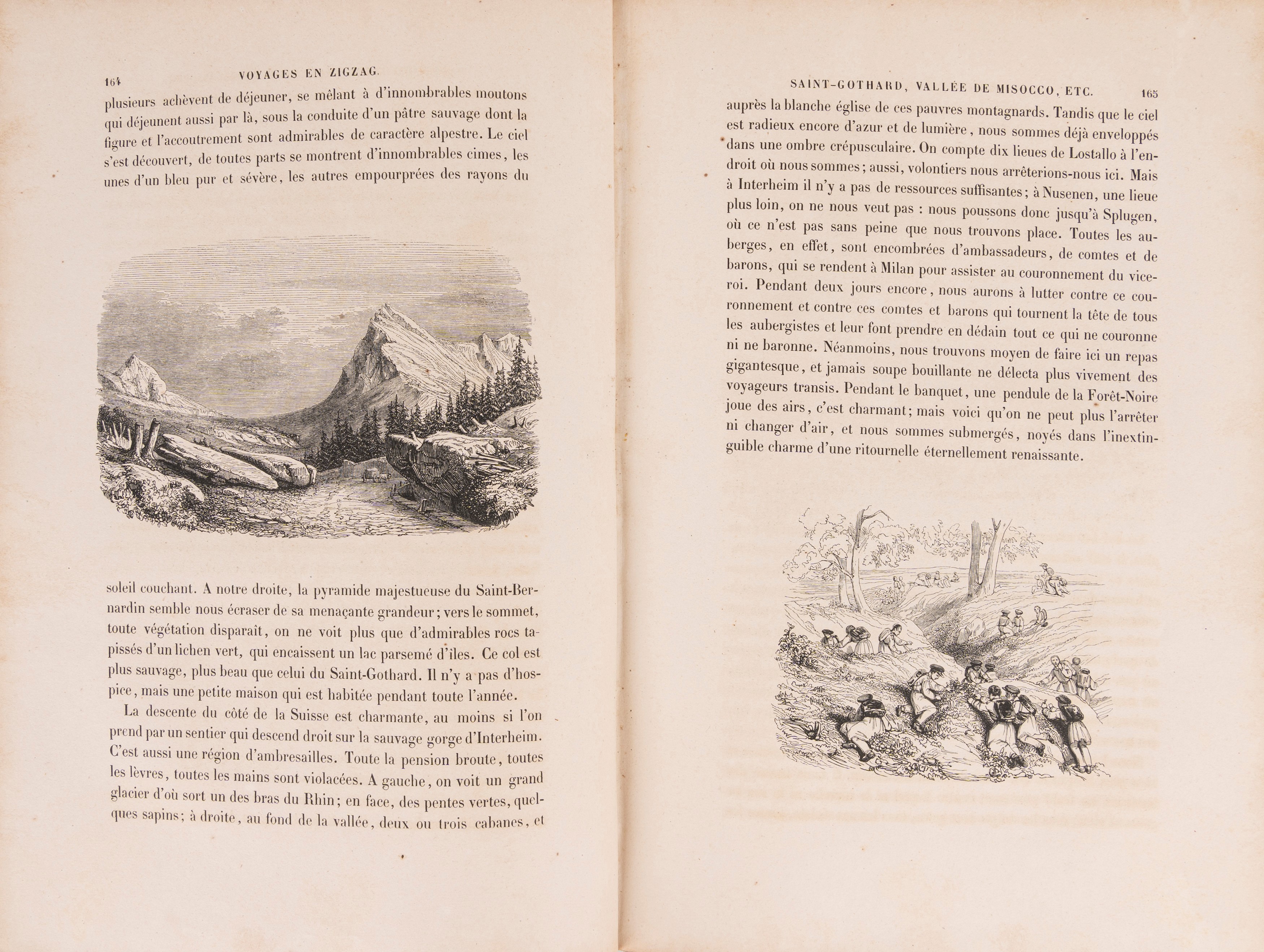Rodolphe Topffer - Voyages en Zigzag, 1844