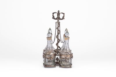 Cruet in argento, Francia, prima metà secolo XIX