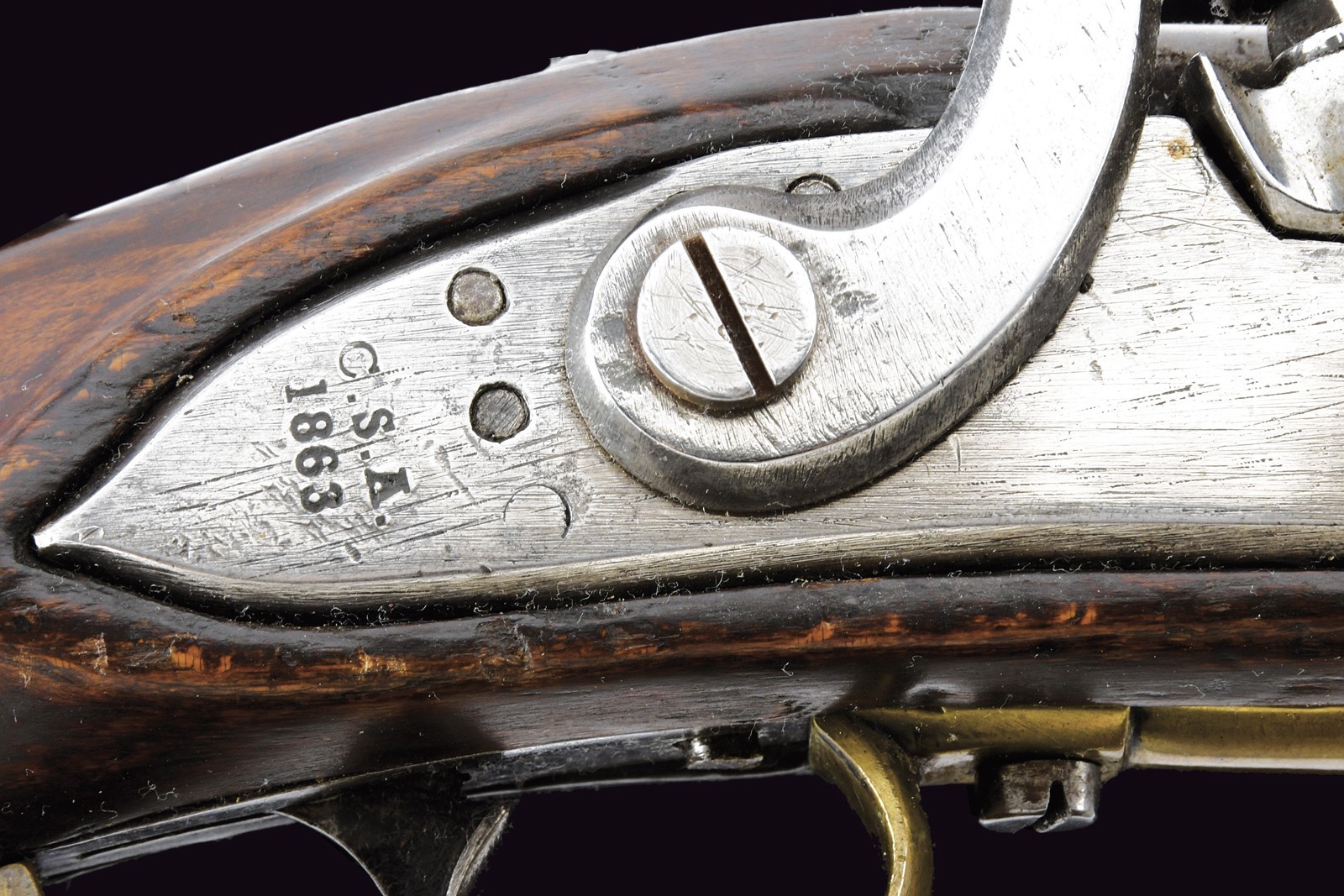 Fucile a luminello Lombardo-Veneto da gendarmeria mod. 1846 con baionetta