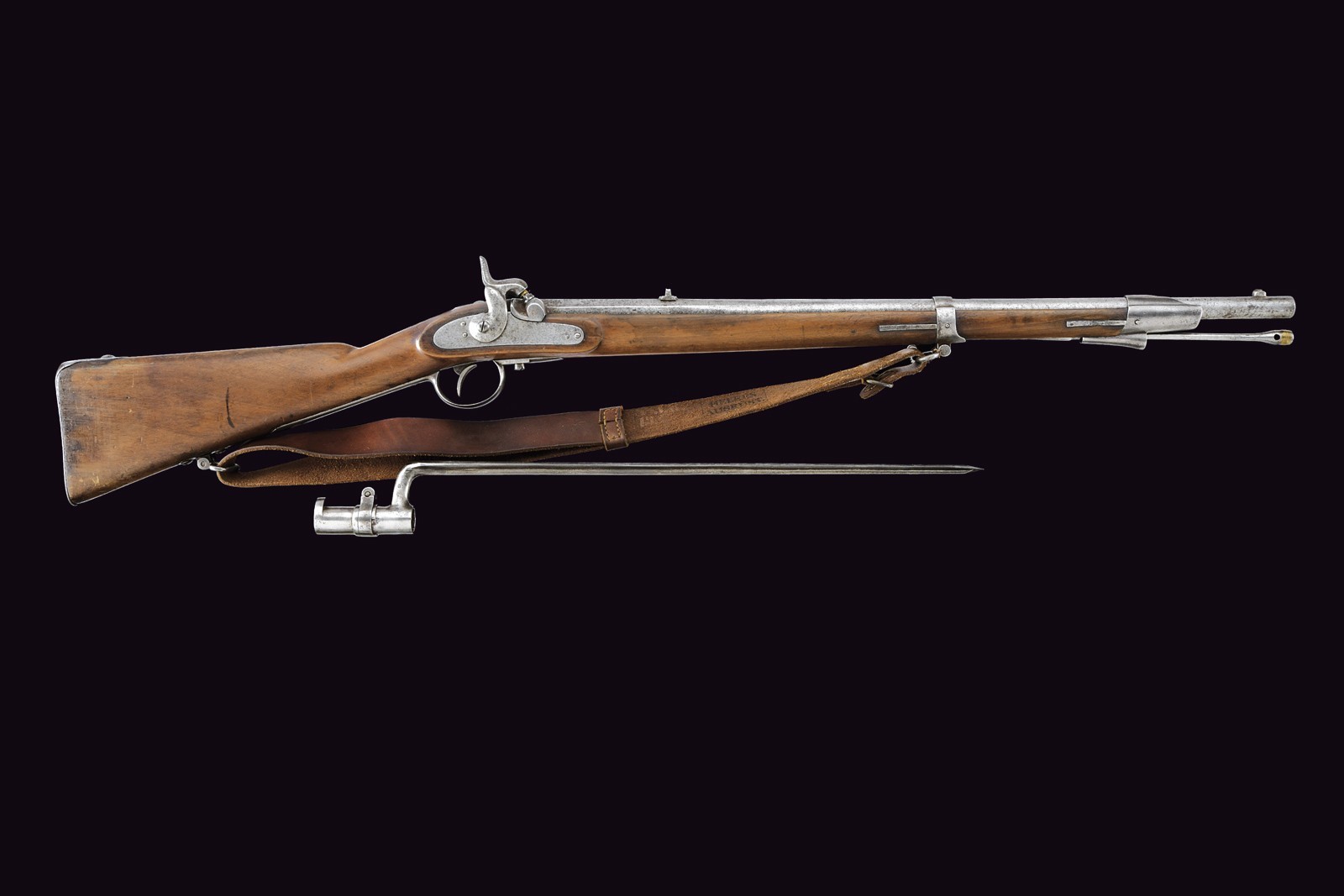 Extra-Korps-Gewehr a luminello mod. 1862 con baionetta