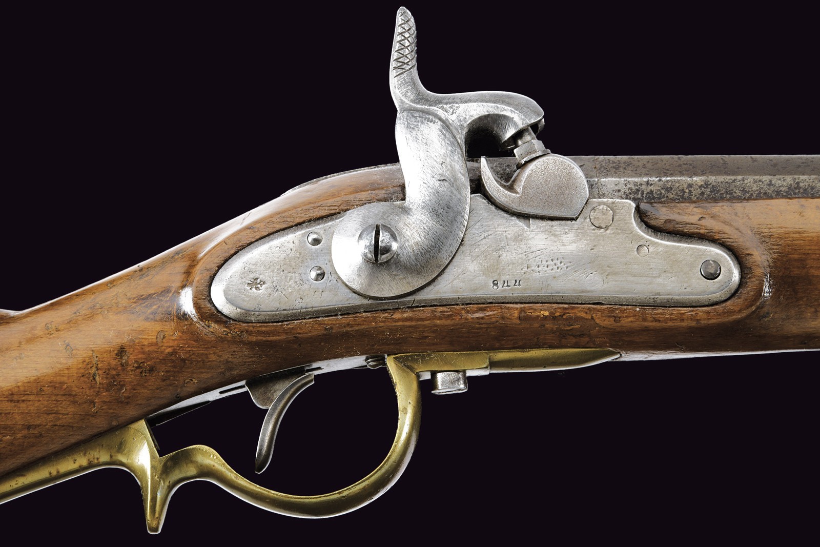 Kammerbüchse Mod. 1844 convertito a luminello, con baionetta