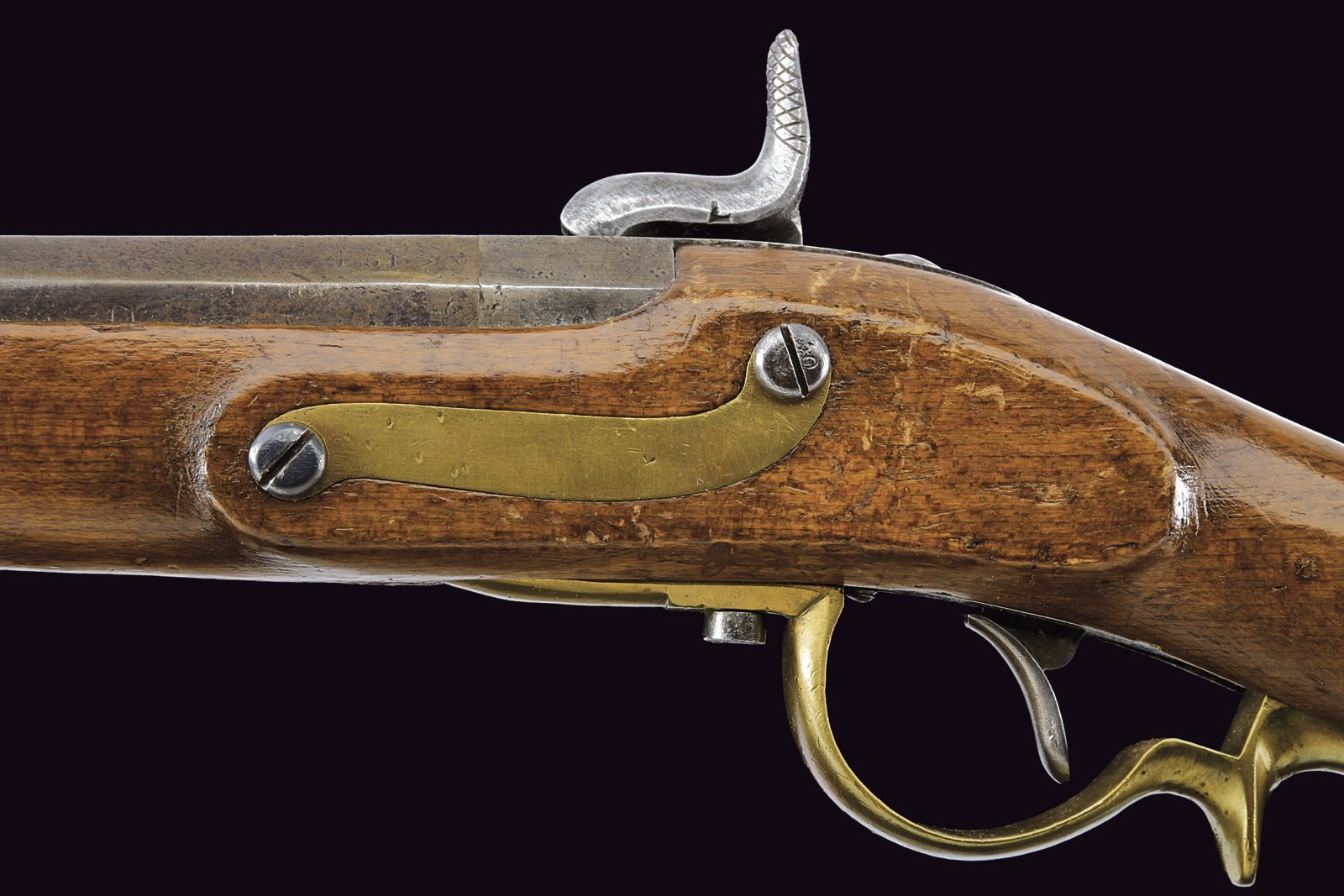 Kammerbüchse Mod. 1844 convertito a luminello, con baionetta