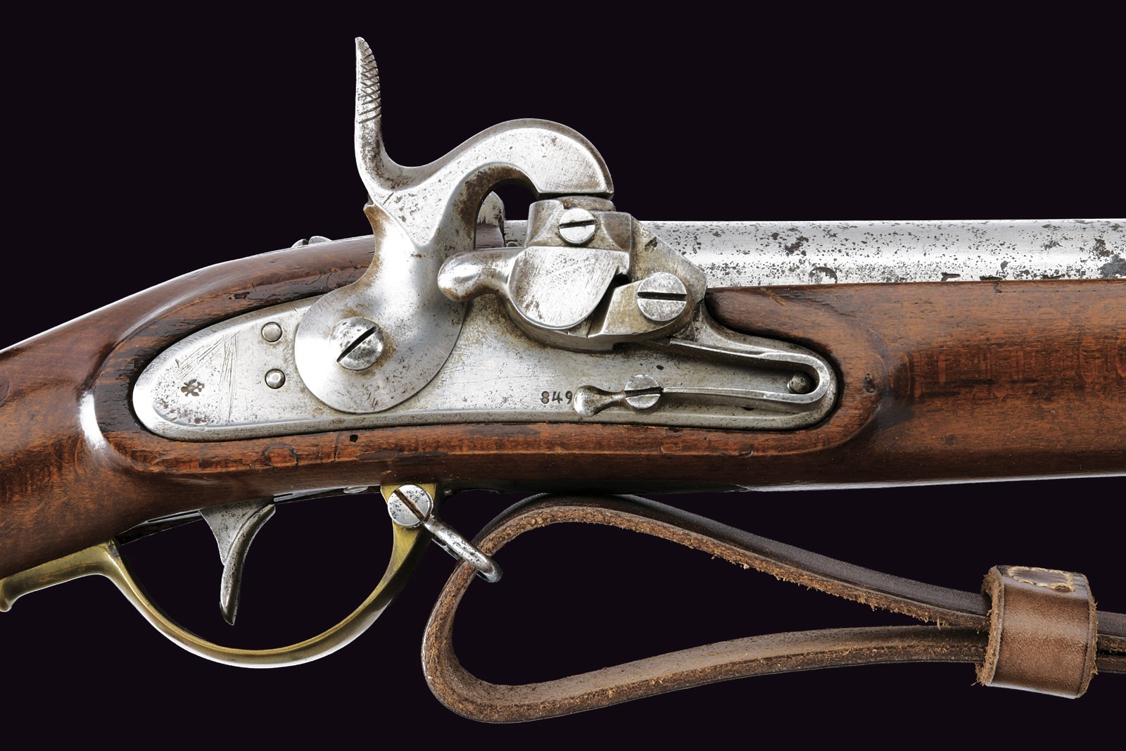 Fucile da fanteria Augustin mod. 1842 con fornimenti in ottone