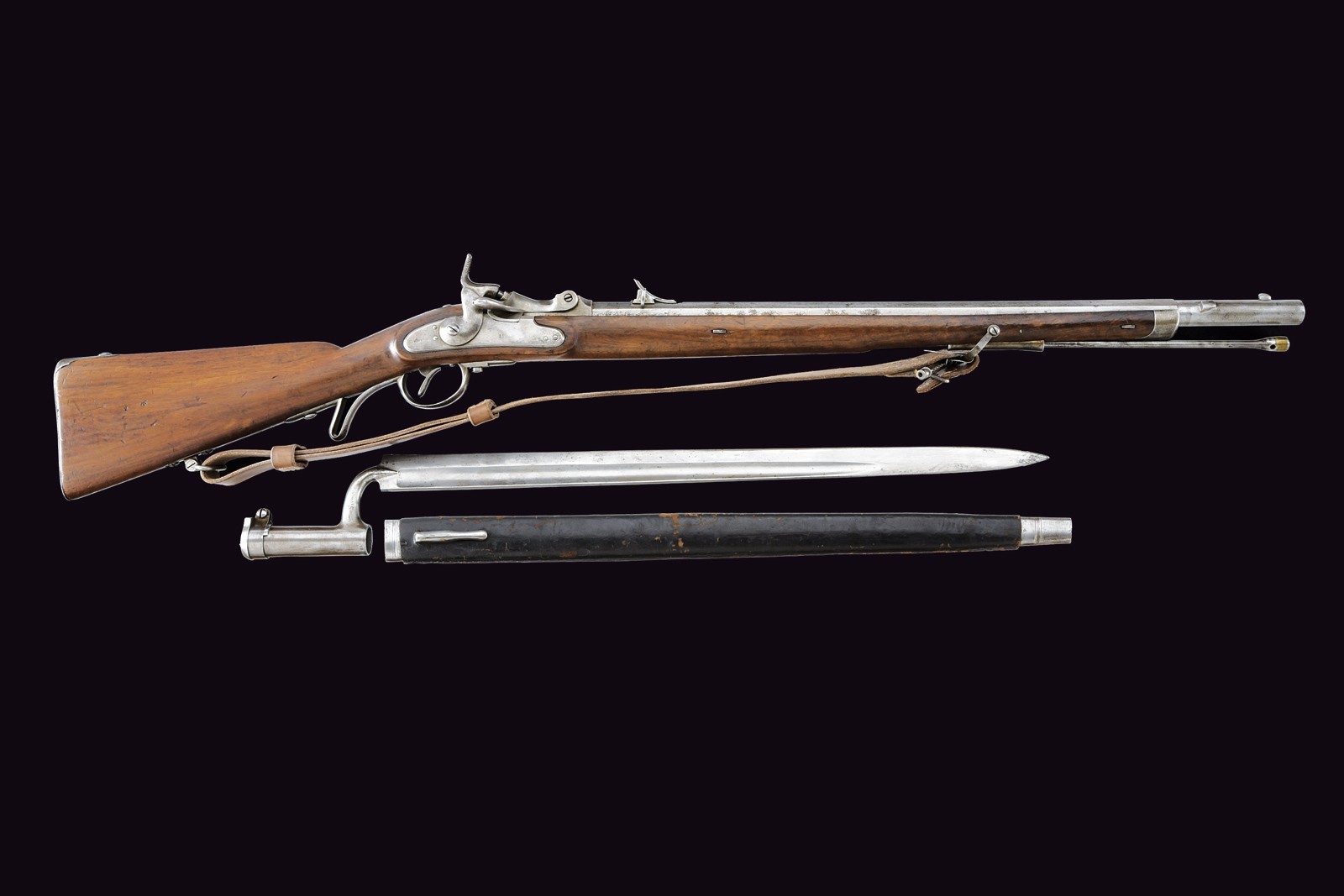 Jägerstutzen mod. 1854/67 sistema Wanzel con baionetta