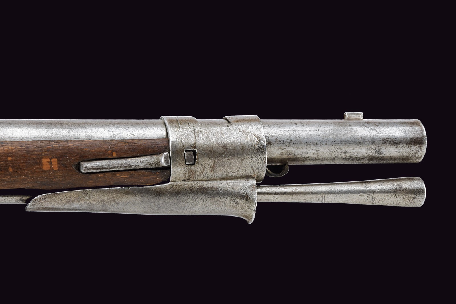 Raro fucile a pietra focaia da fanteria mod. 1754/67