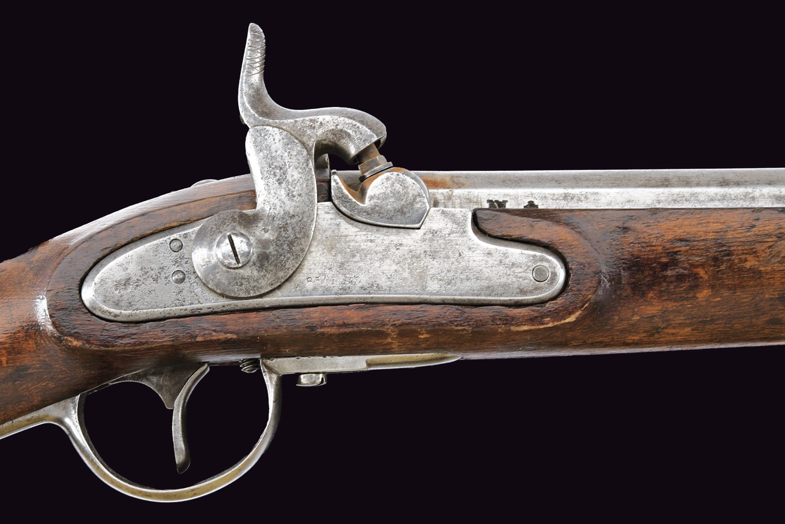 Extra Corps Gewehr Mod. 1844 Lorenz ridotto a luminello con baionetta