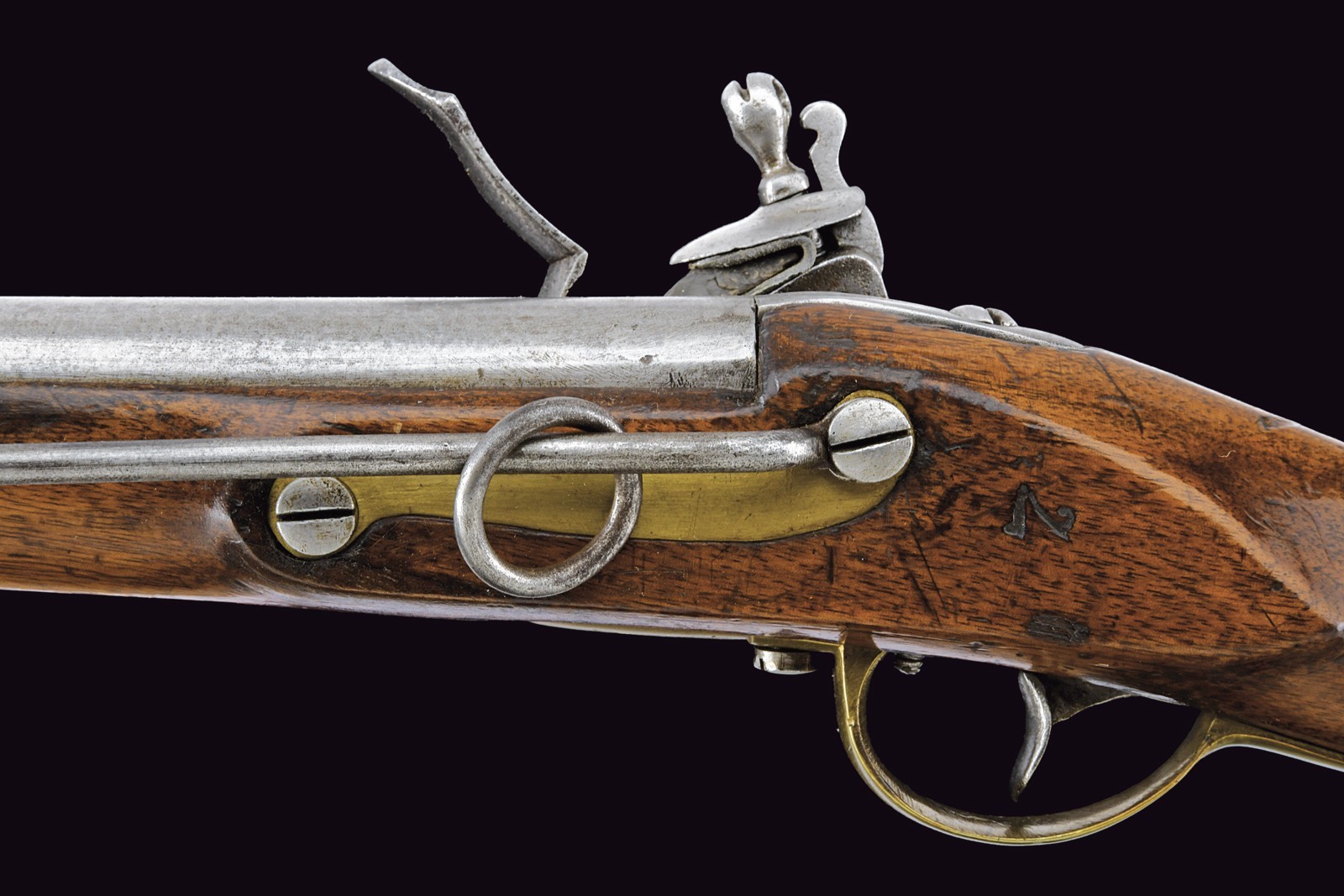 Raro fucile a pietra focaia da dragone Mod. 1798/99