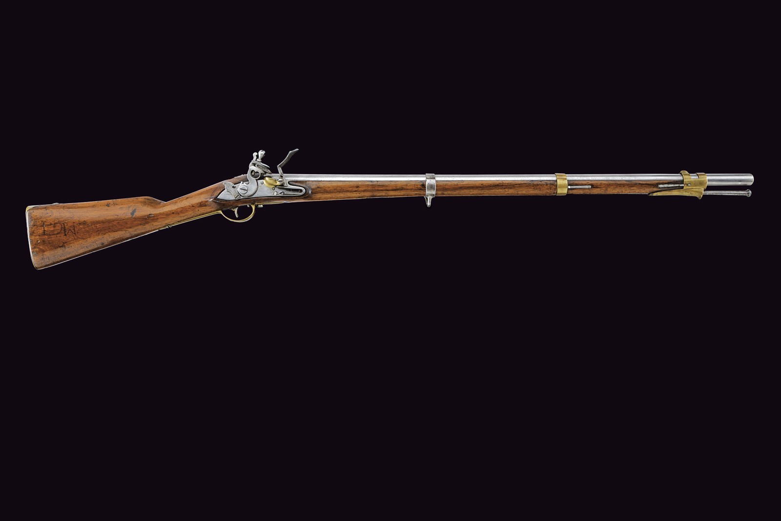 Raro fucile a pietra focaia da dragone Mod. 1798/99
