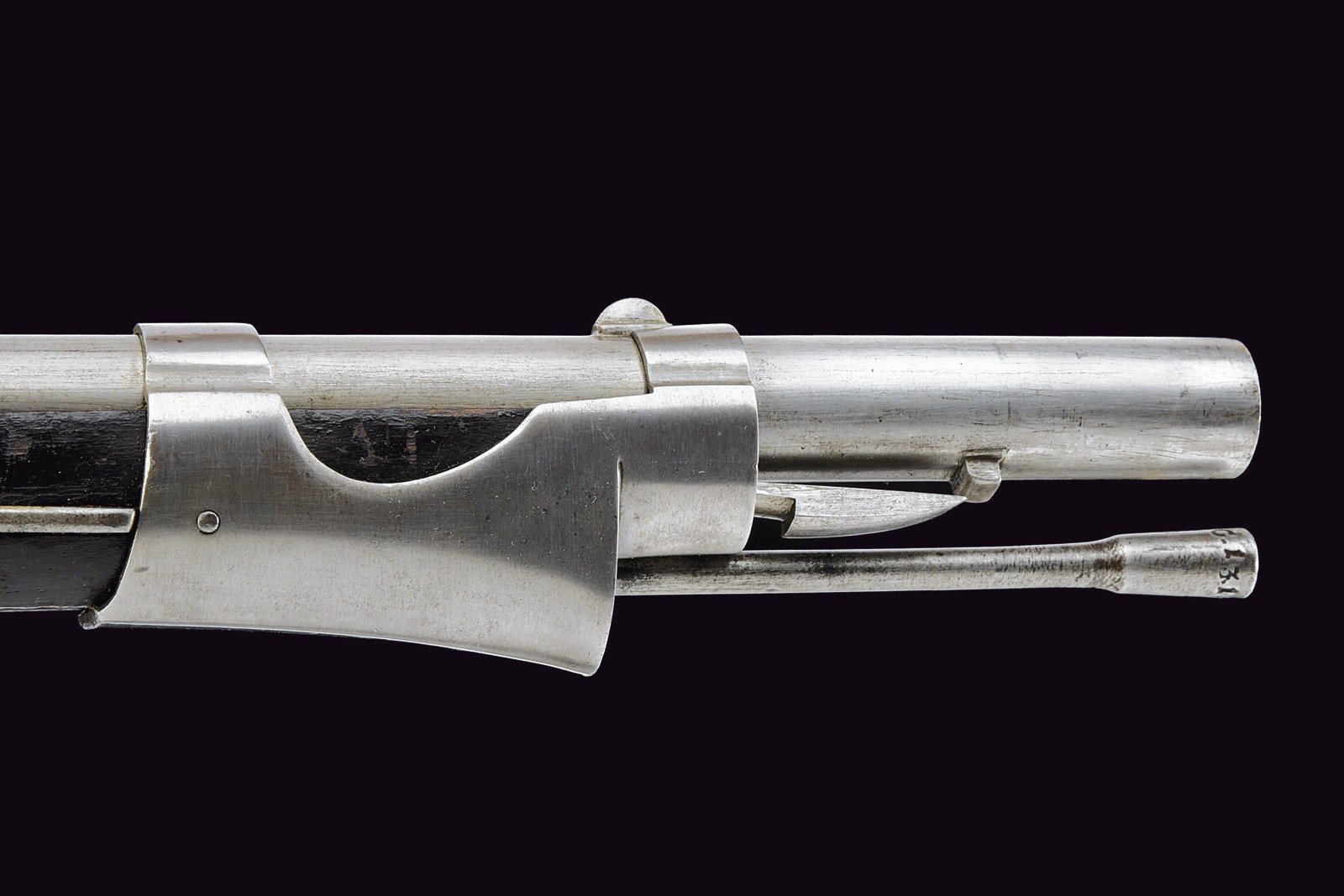 Rarissimo Infanteriegewehr M. 1842 sistema Augustin con baionetta, preserie del 1841