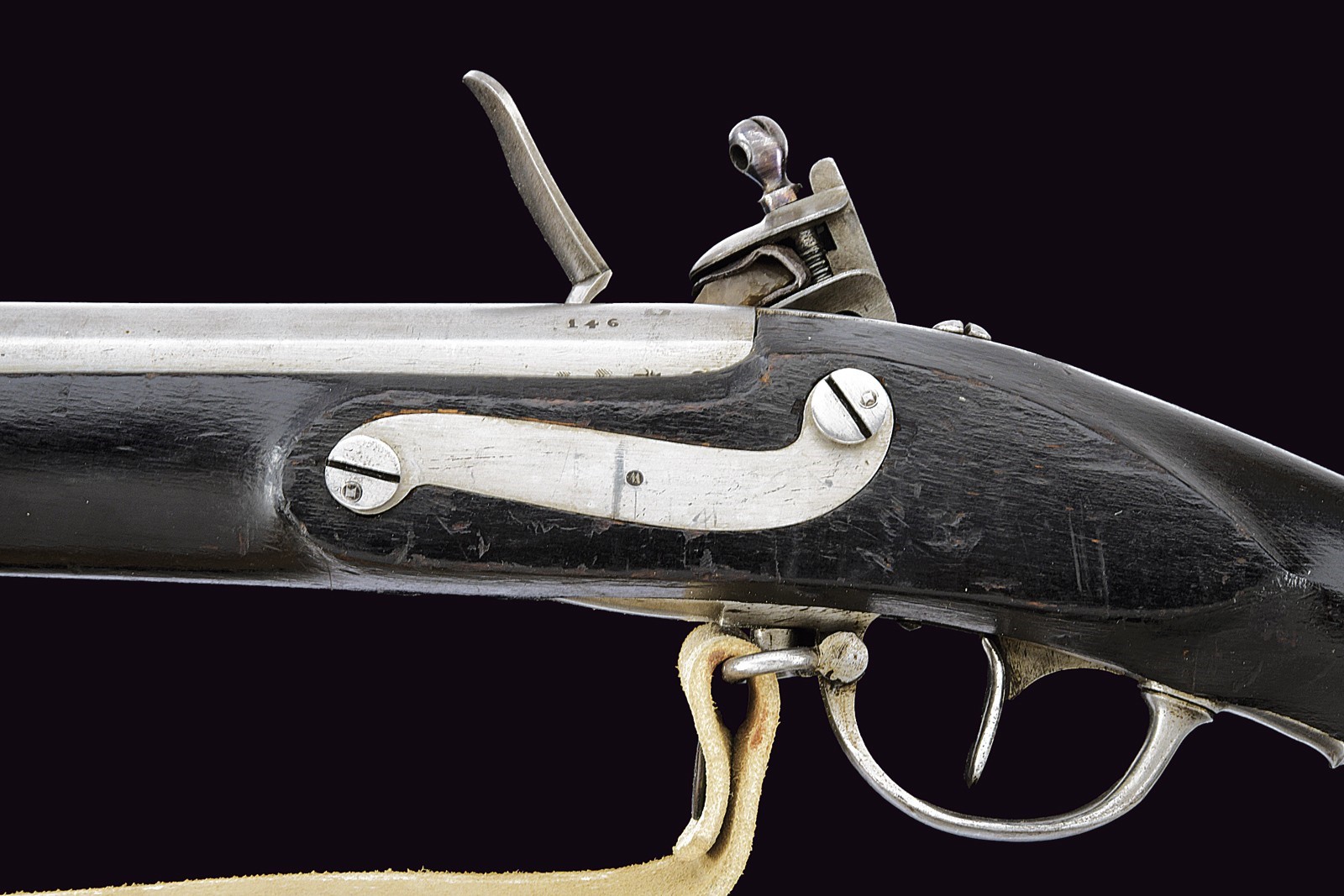 Rarissimo fucile a pietra focaia da fanteria, mod. 1828