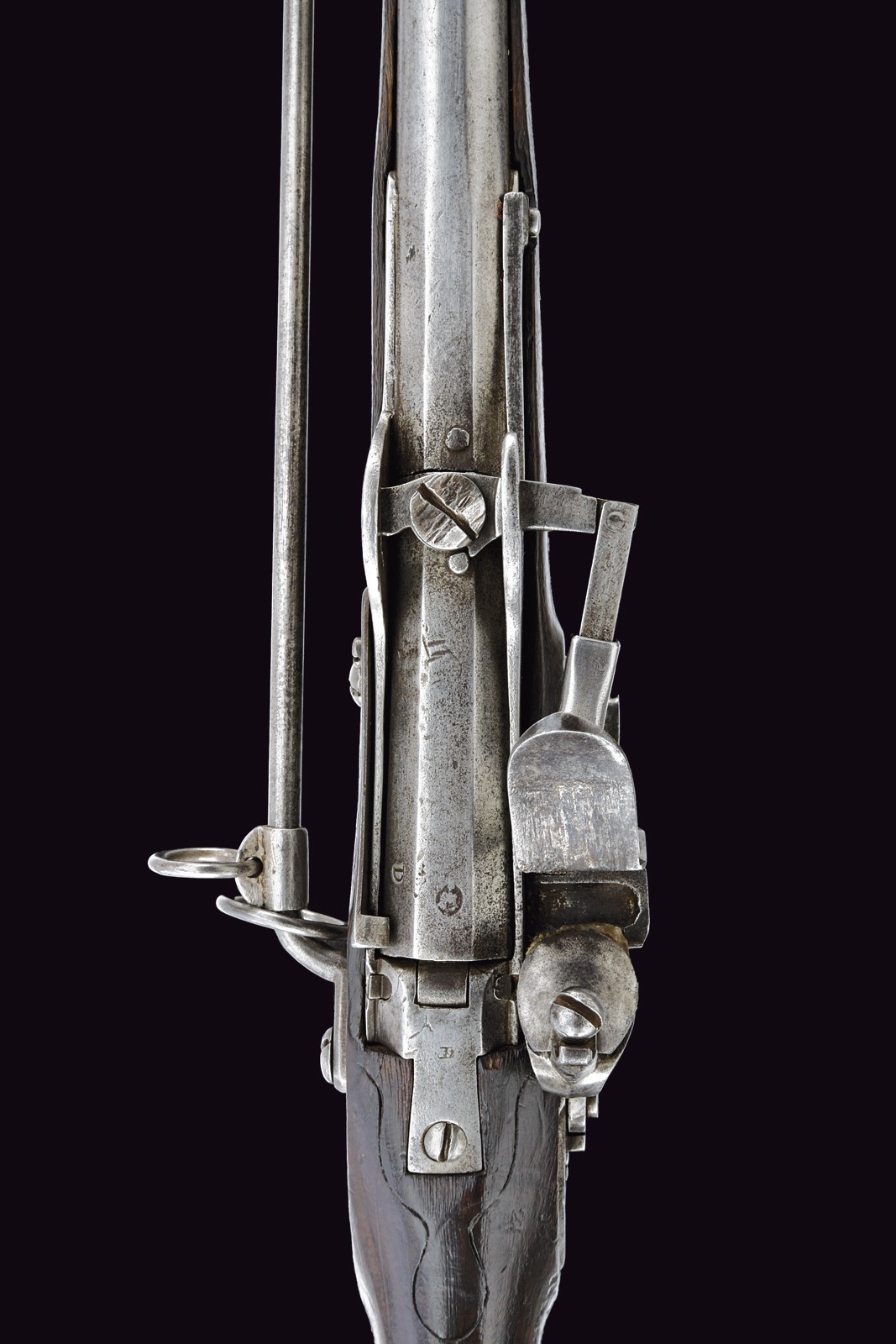Rarissima Carabina da dragoni mod. 1770/72 sistema Crespi con baionetta