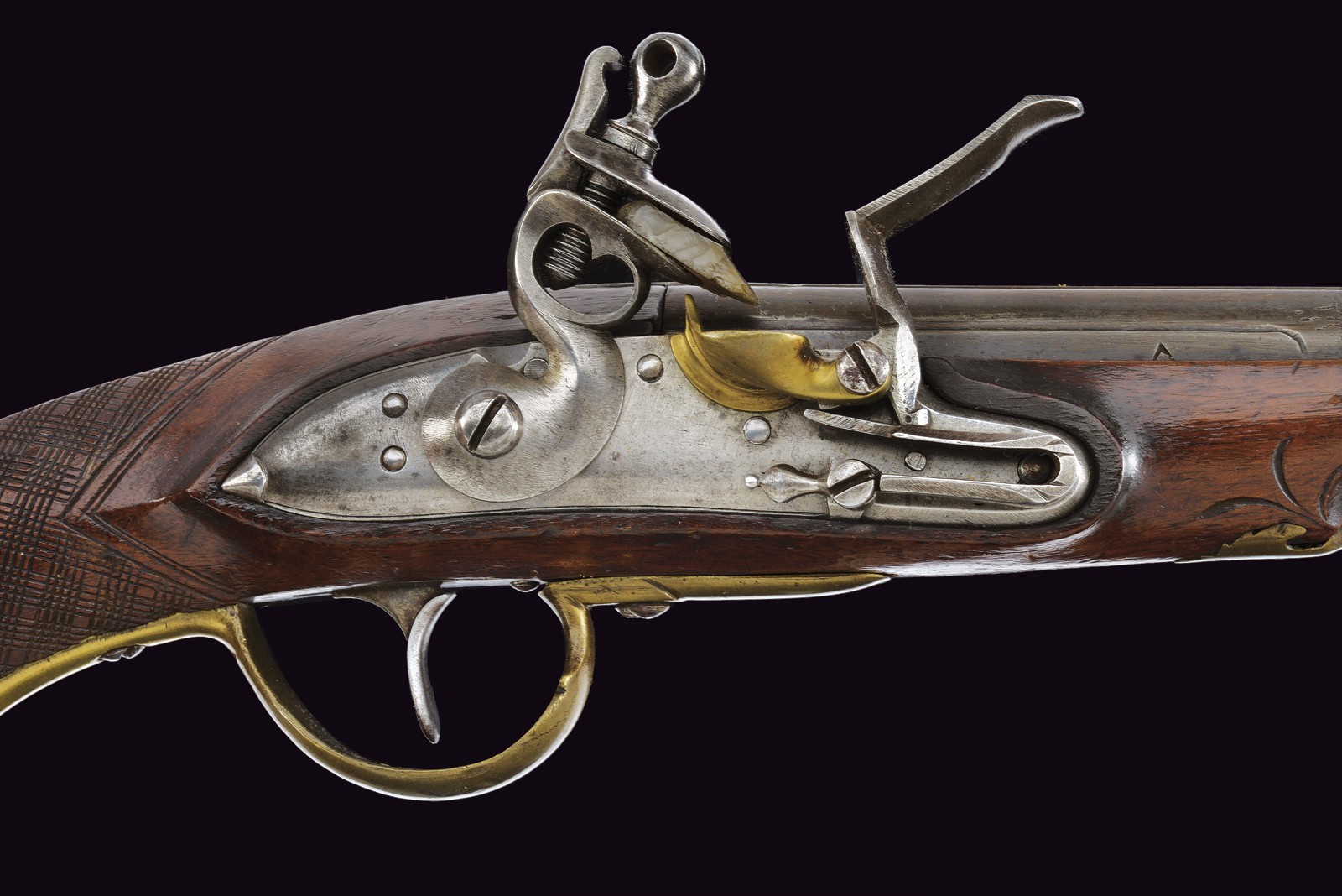 Pistola a pietra focaia da ufficiale mod. 1798