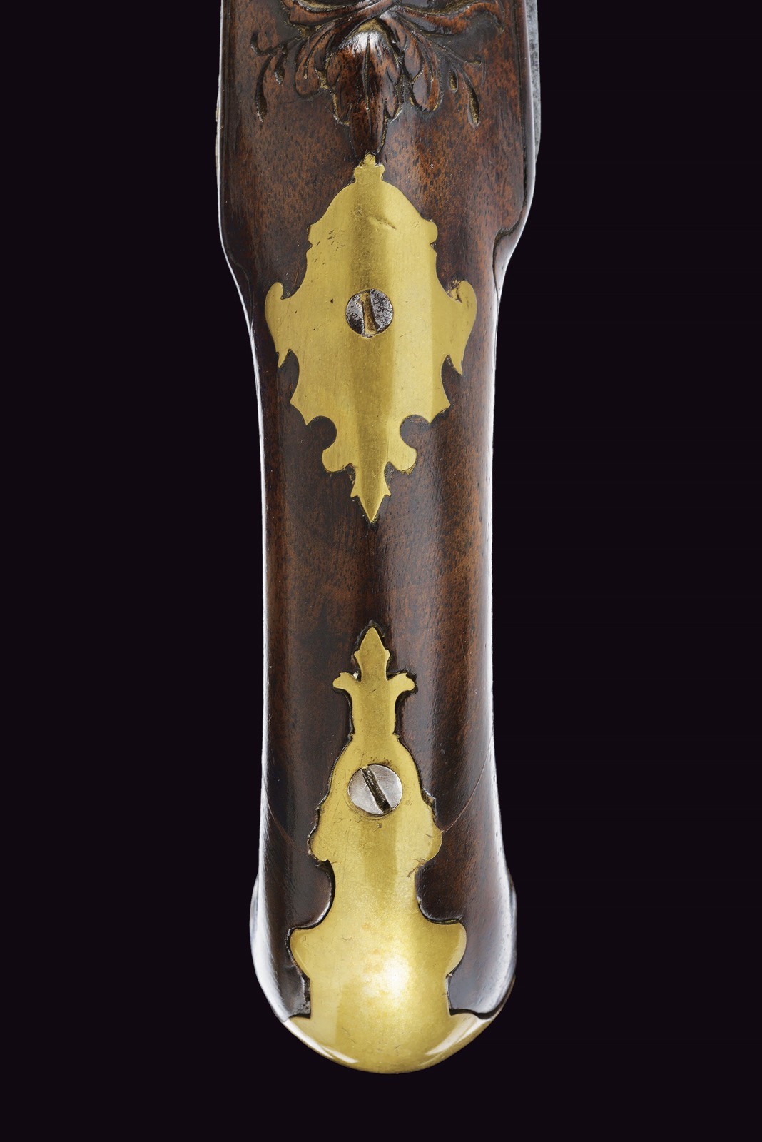 Pistola a pietra focaia da ufficiale di cavalleria epoca 1740 di Joseph Stockl