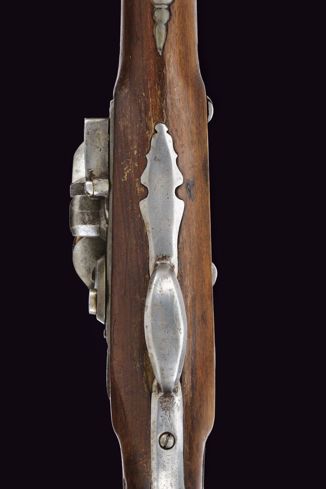Rarissima pistola a pietra focaia da ufficiale di cavalleria Mod. 1770