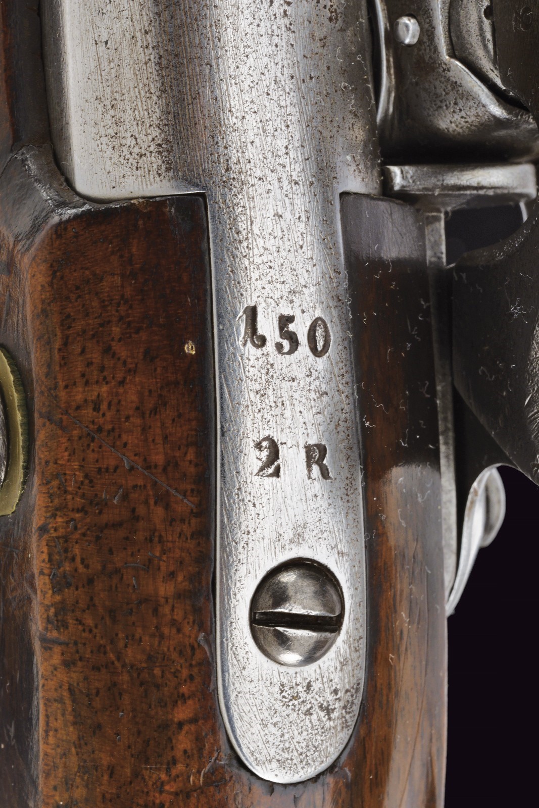 Rarissima pistola da gendarmeria sistema Augustin mod. 1850