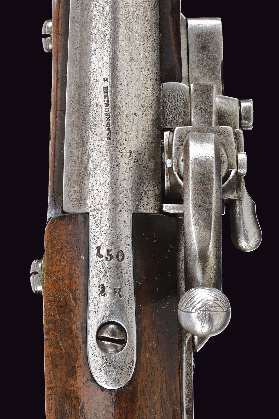 Rarissima pistola da gendarmeria sistema Augustin mod. 1850