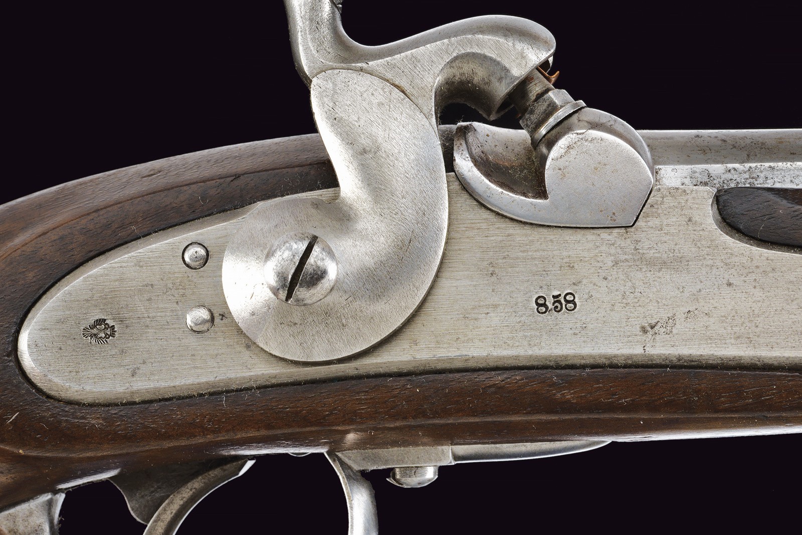 Rarissima pistola a luminello da cavalleria mod. 1858