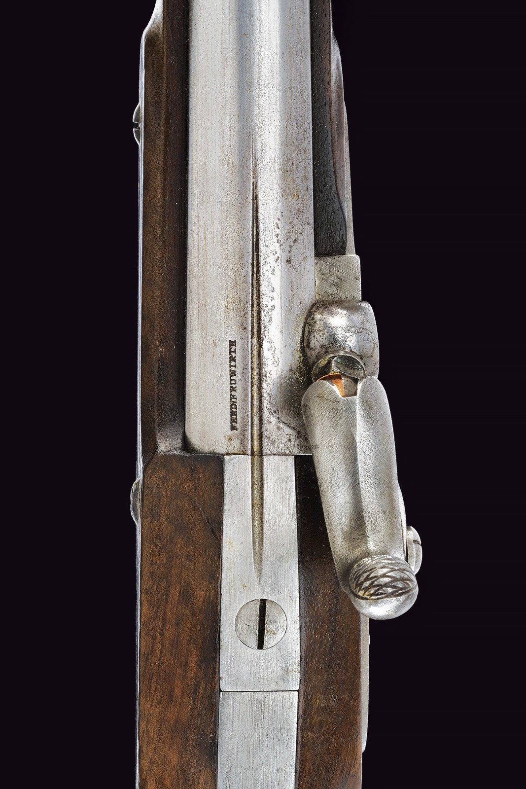 Rarissima pistola a luminello da cavalleria mod. 1858