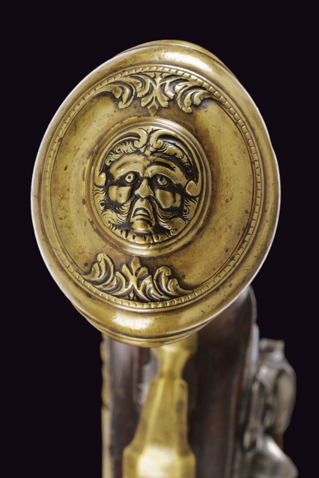 Rarissima pistola a pietra focaia da ufficiale Artiglieria mod. 1748 firmata Fievez