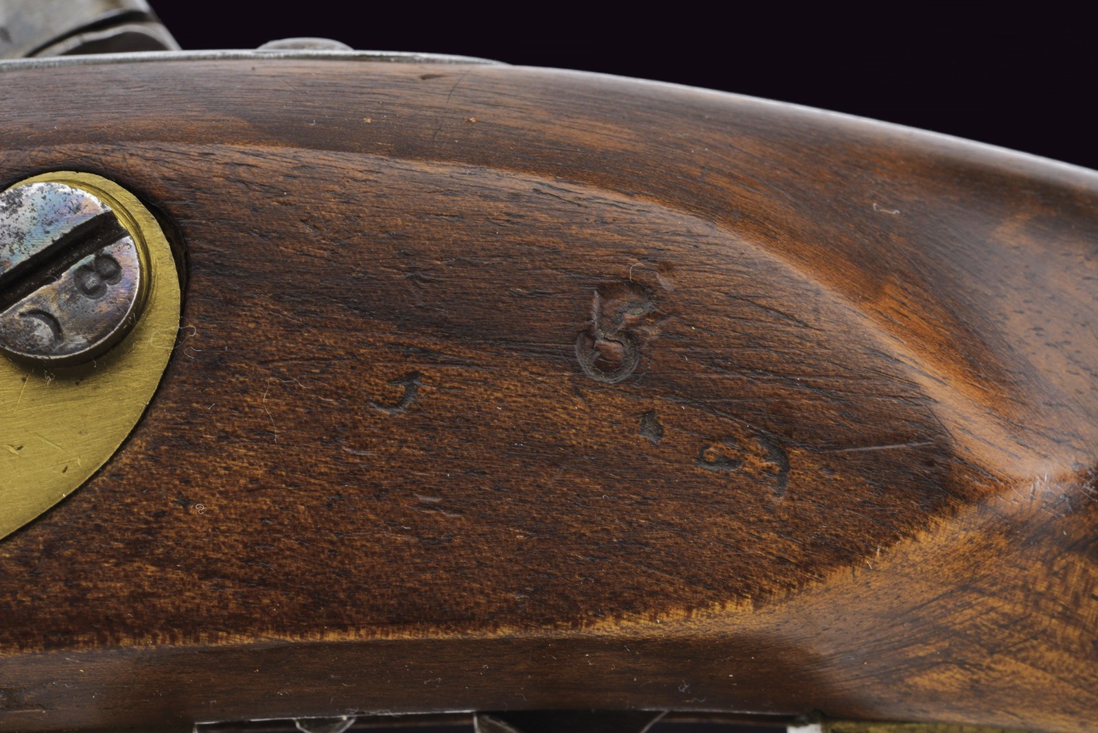Pistola a pietra focaia da cavalleria convertita al sistema Console, mod. 1798/28/35