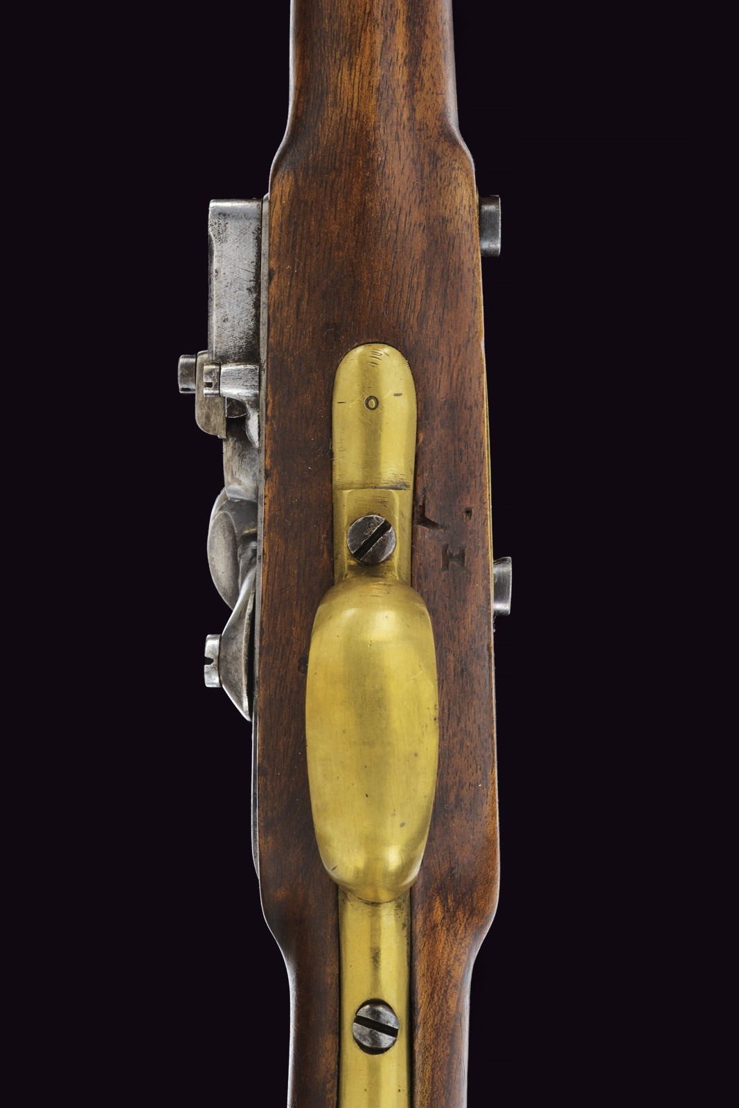 Pistola a pietra focaia da cavalleria convertita al sistema Console, mod. 1798/28/35