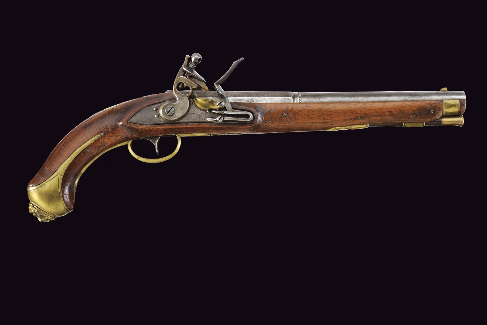 Rarissima pistola a pietra focaia da Artiglieria modello 1824