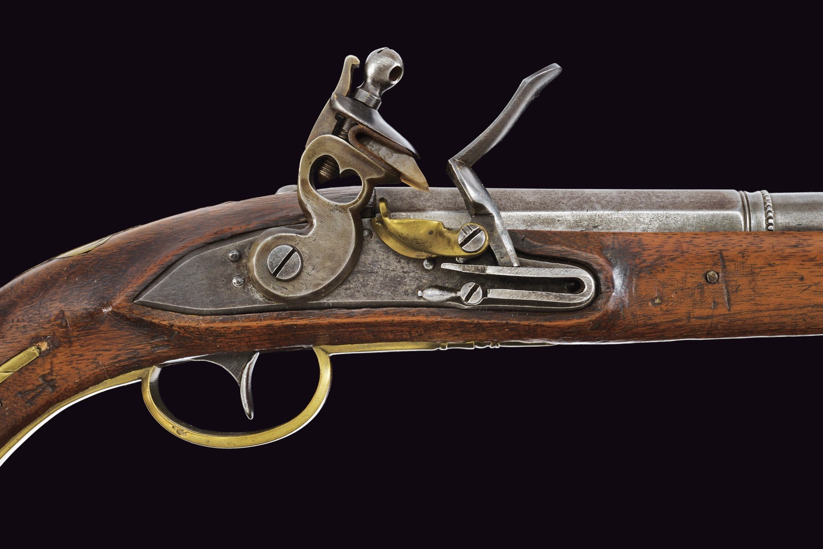 Rarissima pistola a pietra focaia da Artiglieria modello 1824