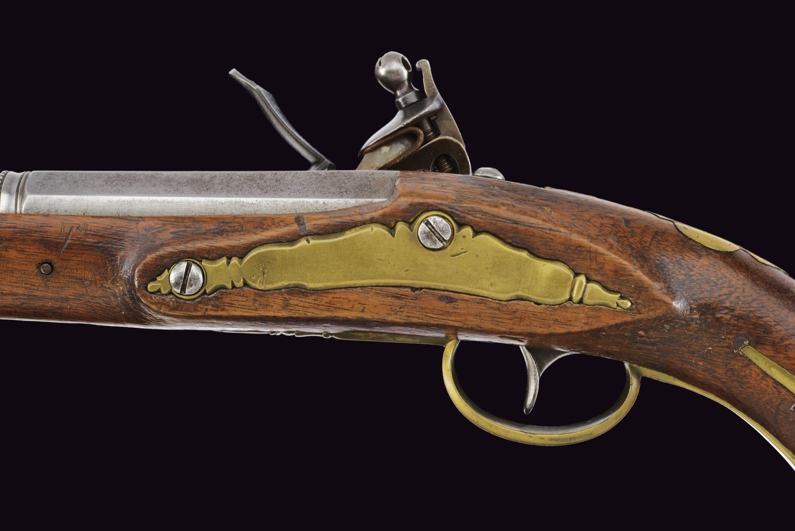 Rarissima pistola a pietra focaia da Artiglieria modello 1824