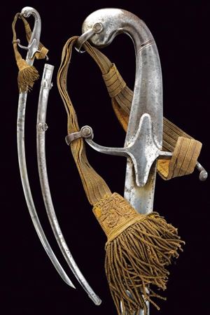 Rara sciabola da guardia reale ungherese mod. 1869