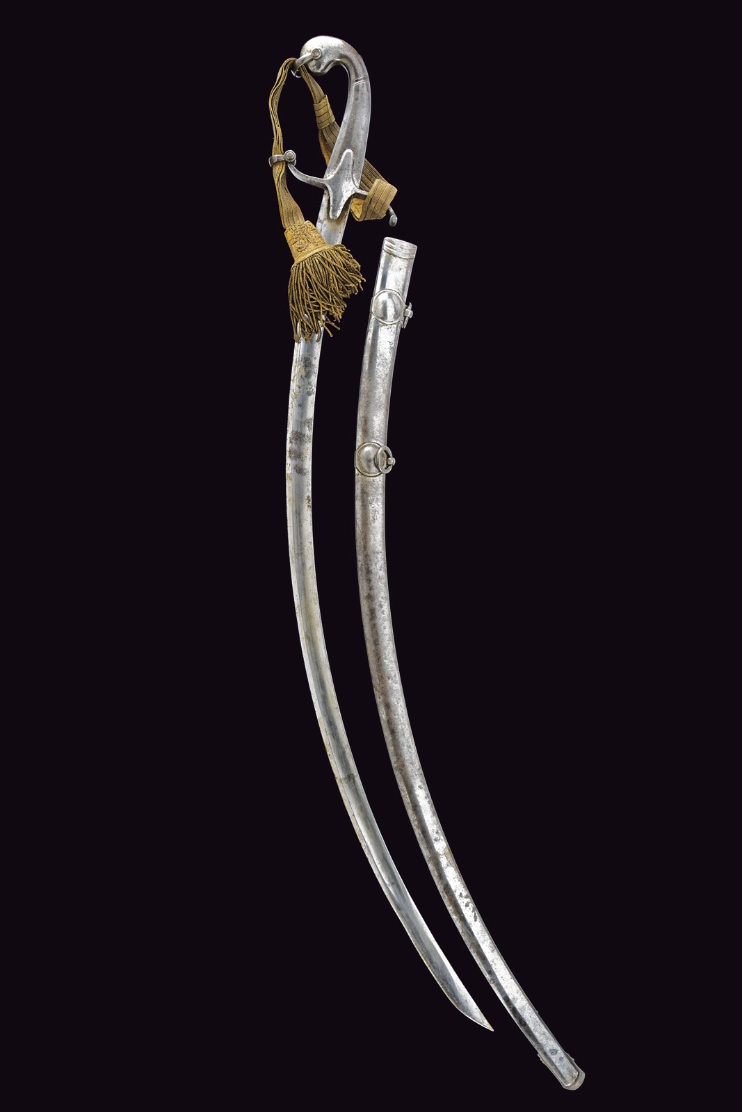 Rara sciabola da guardia reale ungherese mod. 1869
