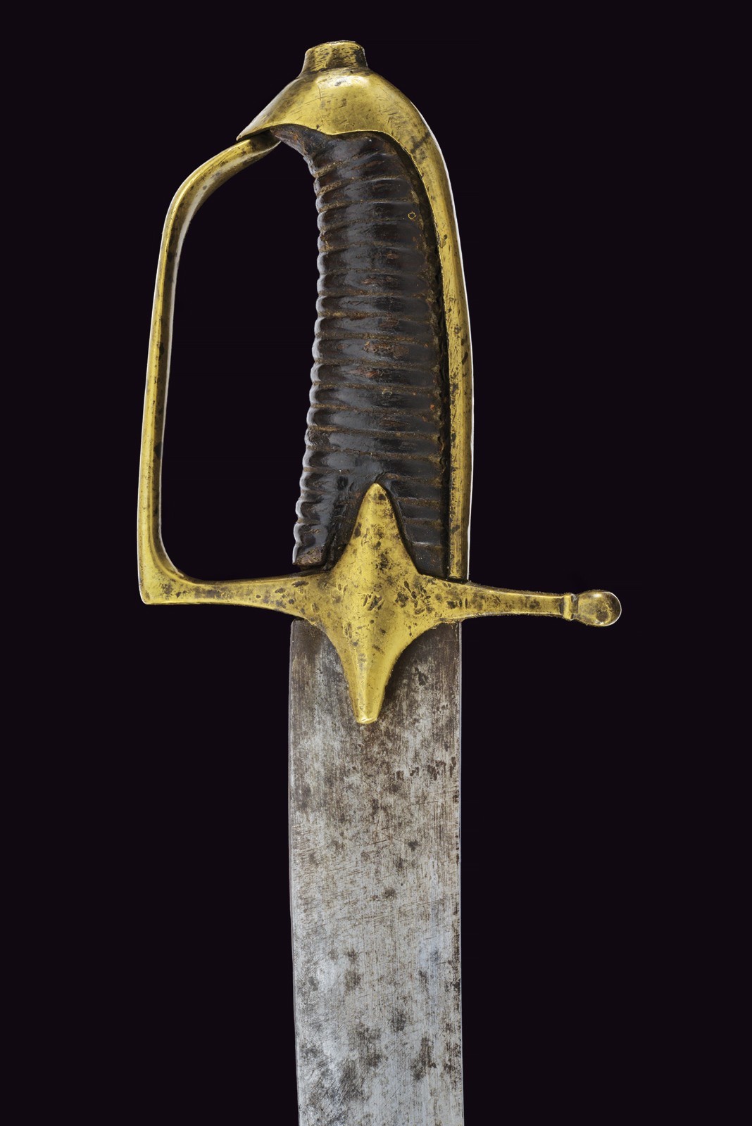 Sciabola da granatieri mod. 1765 e baionetta a ghiera per fucile mod. 1754/67