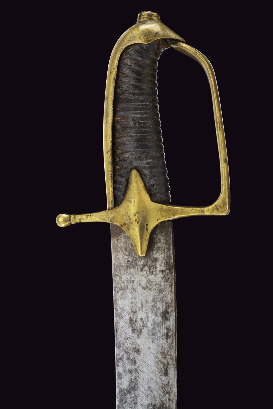 Sciabola da granatieri mod. 1765 e baionetta a ghiera per fucile mod. 1754/67