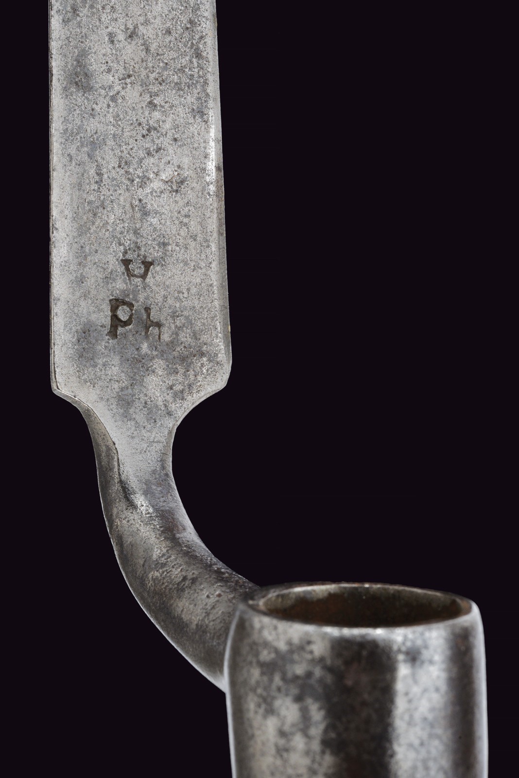 Sciabola da granatieri mod. 1765 e baionetta a ghiera per fucile mod. 1754/67