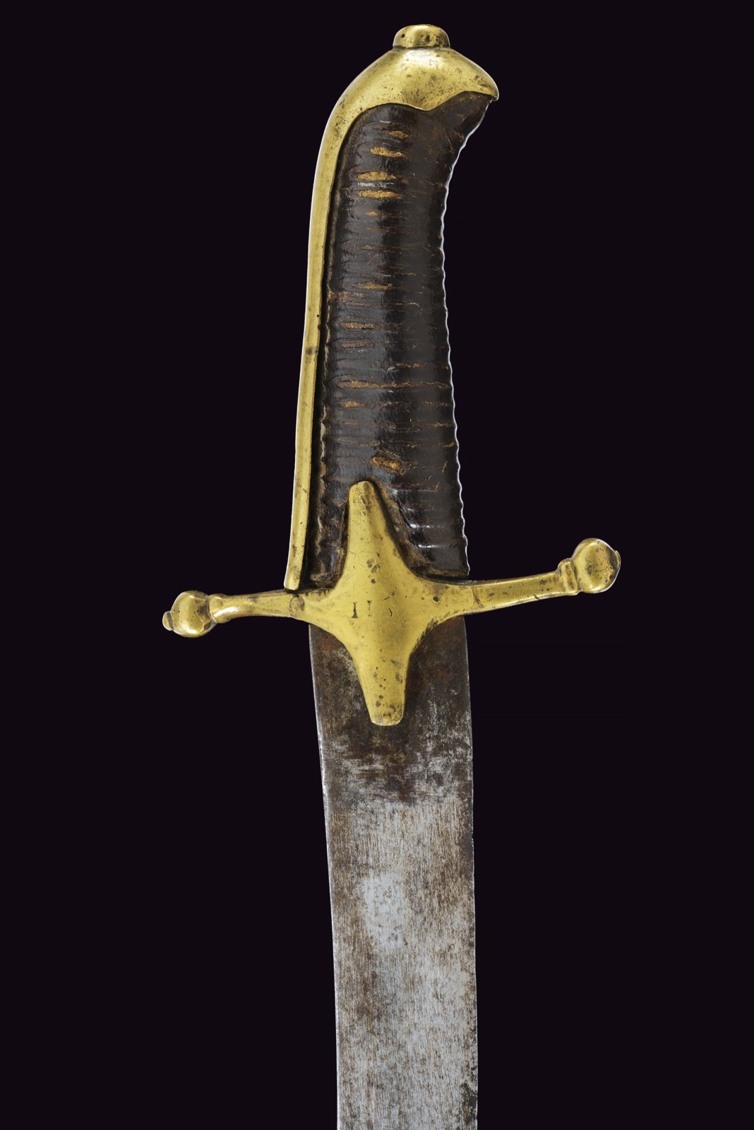 Sciabola da fanteria mod. 1765 e baionetta a ghiera per fucile mod. 1754