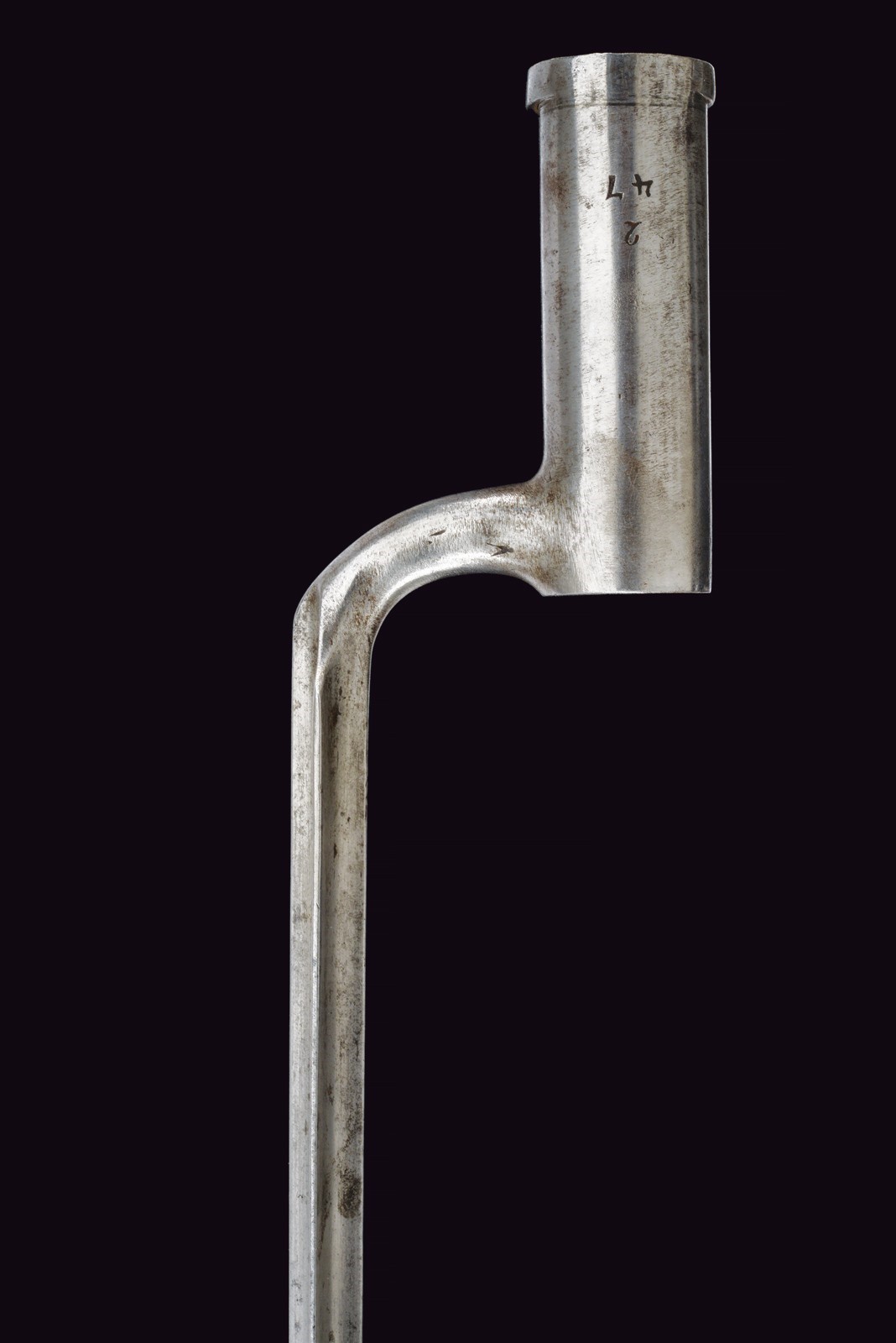 Sciabola da fanteria mod. 1809 e baionetta a ghiera per fucile mod. 1799