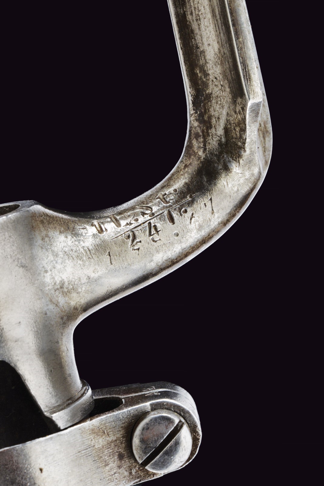Baionetta a ghiera per fucile Lorenz mod. 1854/62/67