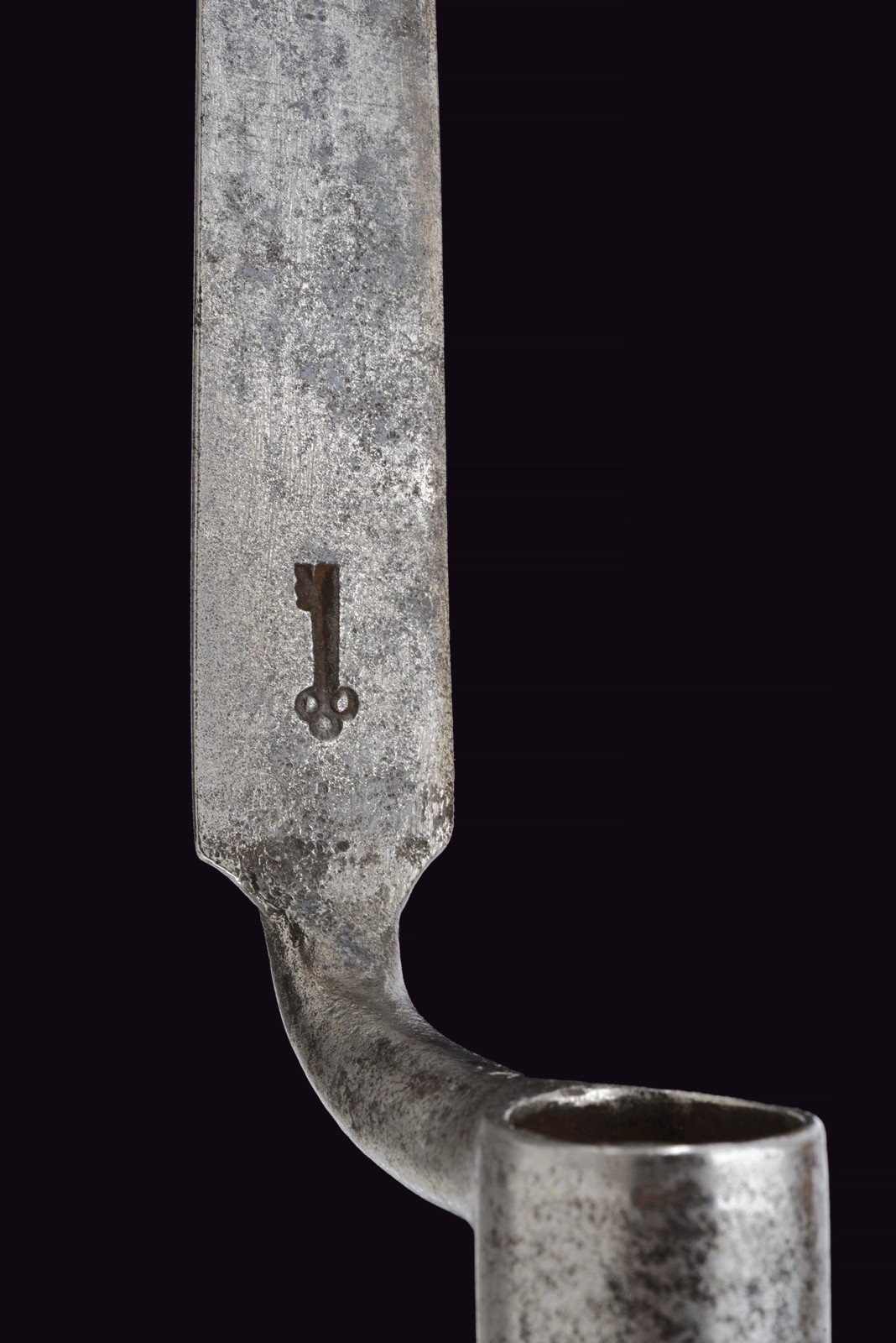 Baionetta a manicotto mod. 1767 per fucile d'artiglieria mod. 1772