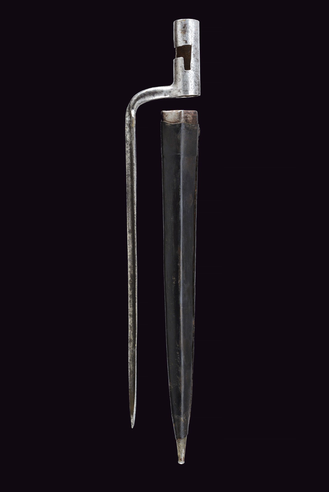 Baionetta a manicotto mod. 1767 per fucile d'artiglieria mod. 1772