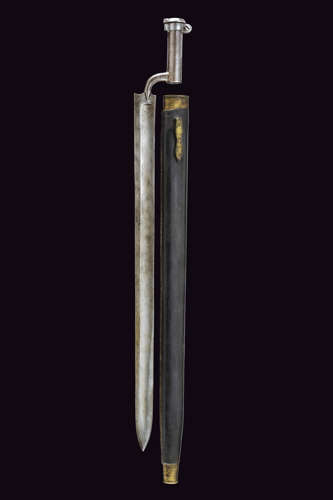 "Haubajonett" a ghiera mod. 1842 per Jaegerstutzen