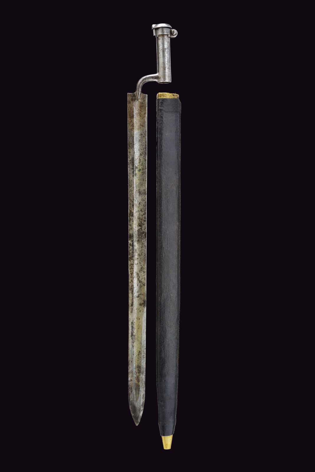 "Haubajonett" a ghiera mod. 1807/35 per fucile Console