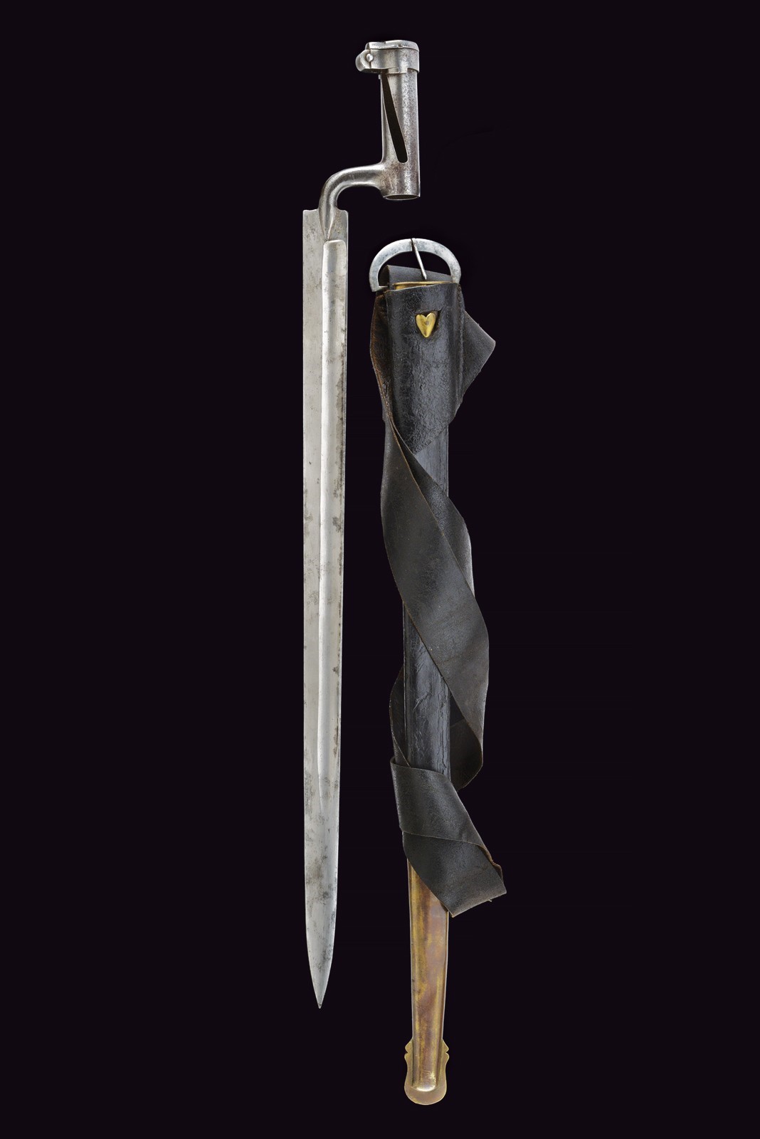 "Haubajonett" a ghiera mod. 1854 per Jaegerstutzen