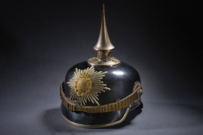 Elmo da ufficiale, Sassonia, circa 1910