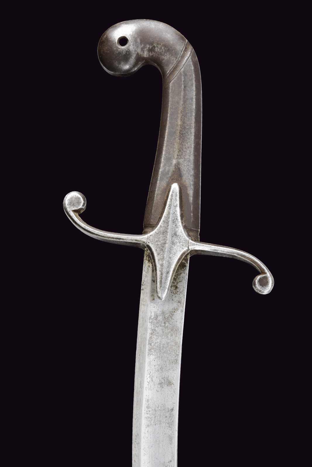 Sciabola all'orientale da ufficiale superiore, Ducato di Modena e Reggio, lunghezza 94,5 cm, Seco...
