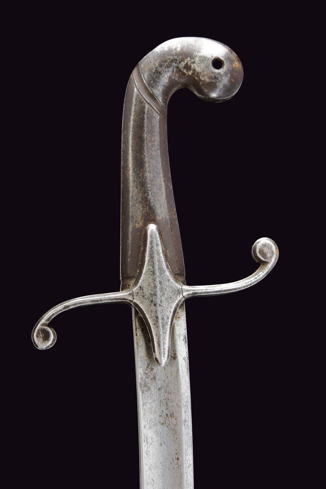 Sciabola all'orientale da ufficiale superiore, Ducato di Modena e Reggio, lunghezza 94,5 cm, Seco...