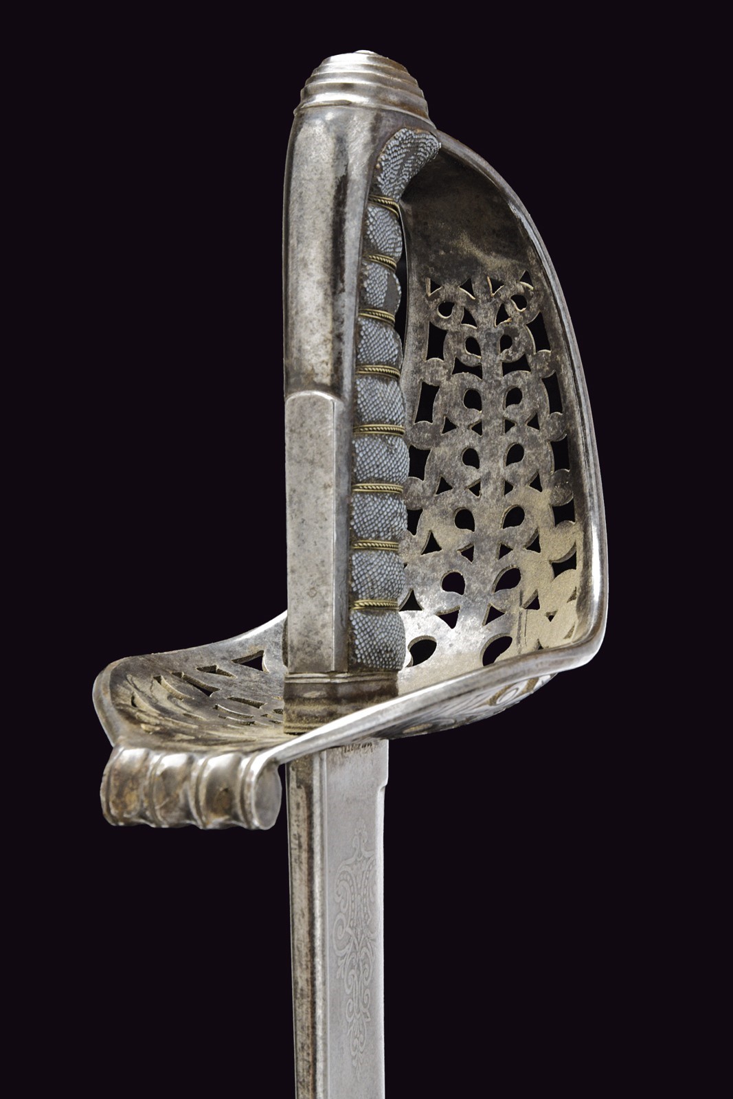 Sciabola da ufficiale della Legione Ungherese, metà XIX secolo, Italia