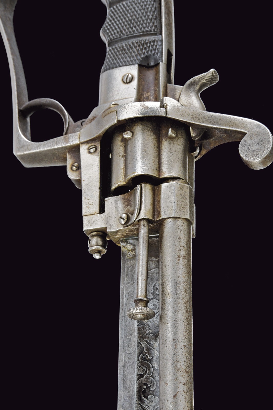 Sciabola revolver da ufficiali, brevettata nel 1864, Regno d'Italia